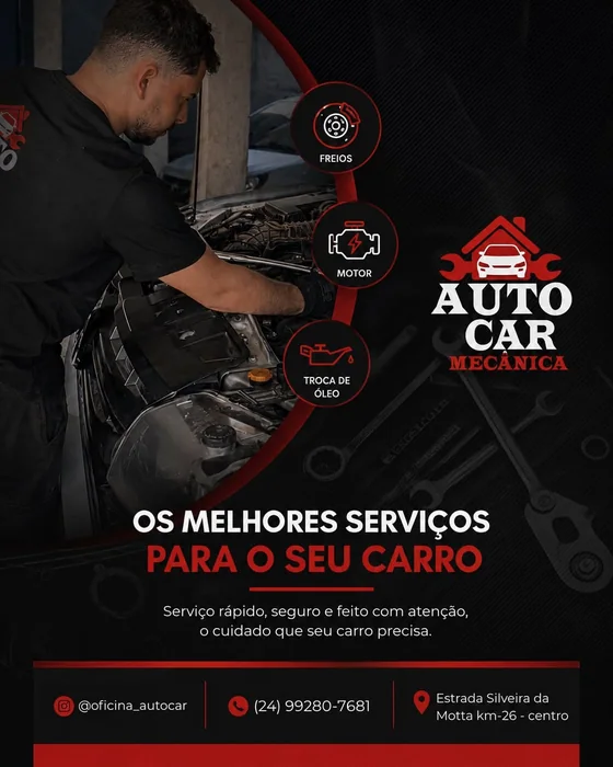 Auto Car Mecânica, mecânica automotiva no Centro de São José do Vale do Rio Preto