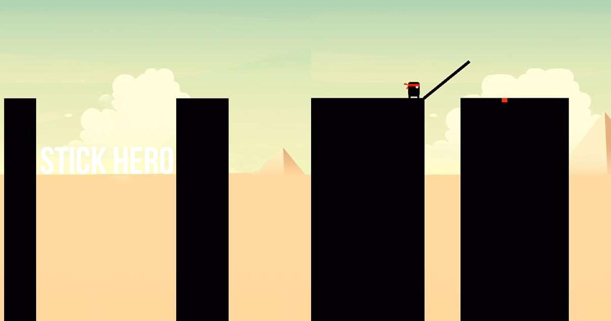 Gameplay do Stick Hero