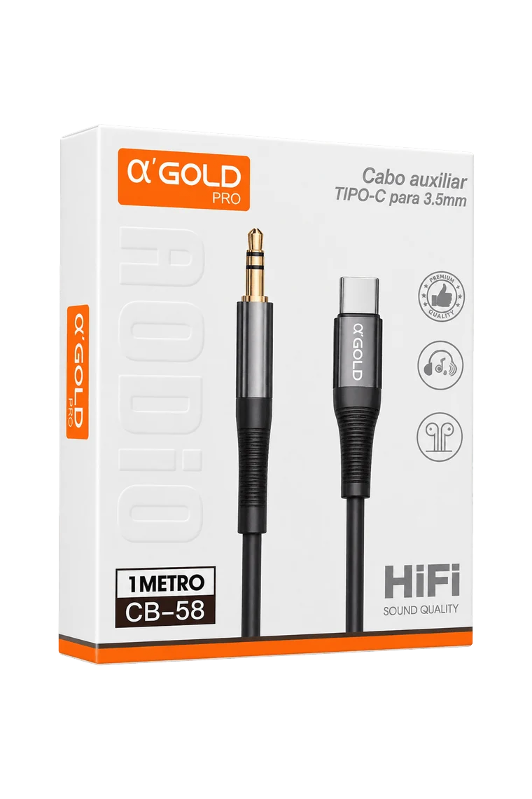 Cabo Auxiliar A'Gold Tipo-C para P2