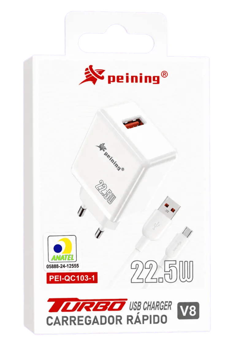 Carregador Rápido Peining 22.5W V8