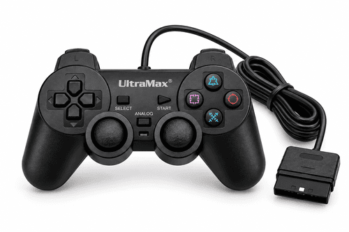 Controle PS2 UltraMax Preto