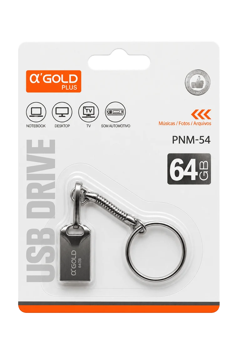 Pendrive A'Gold Plus 64GB PNM-54